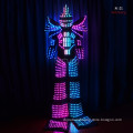 Active Demand Led Luminous Lights Clothing Neon Glow Robot Costume DJ Stilt Walker Dance Costumes